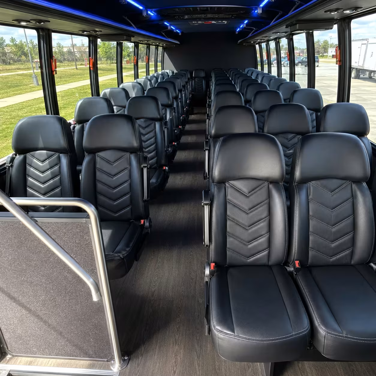 35 passenger minibus interior