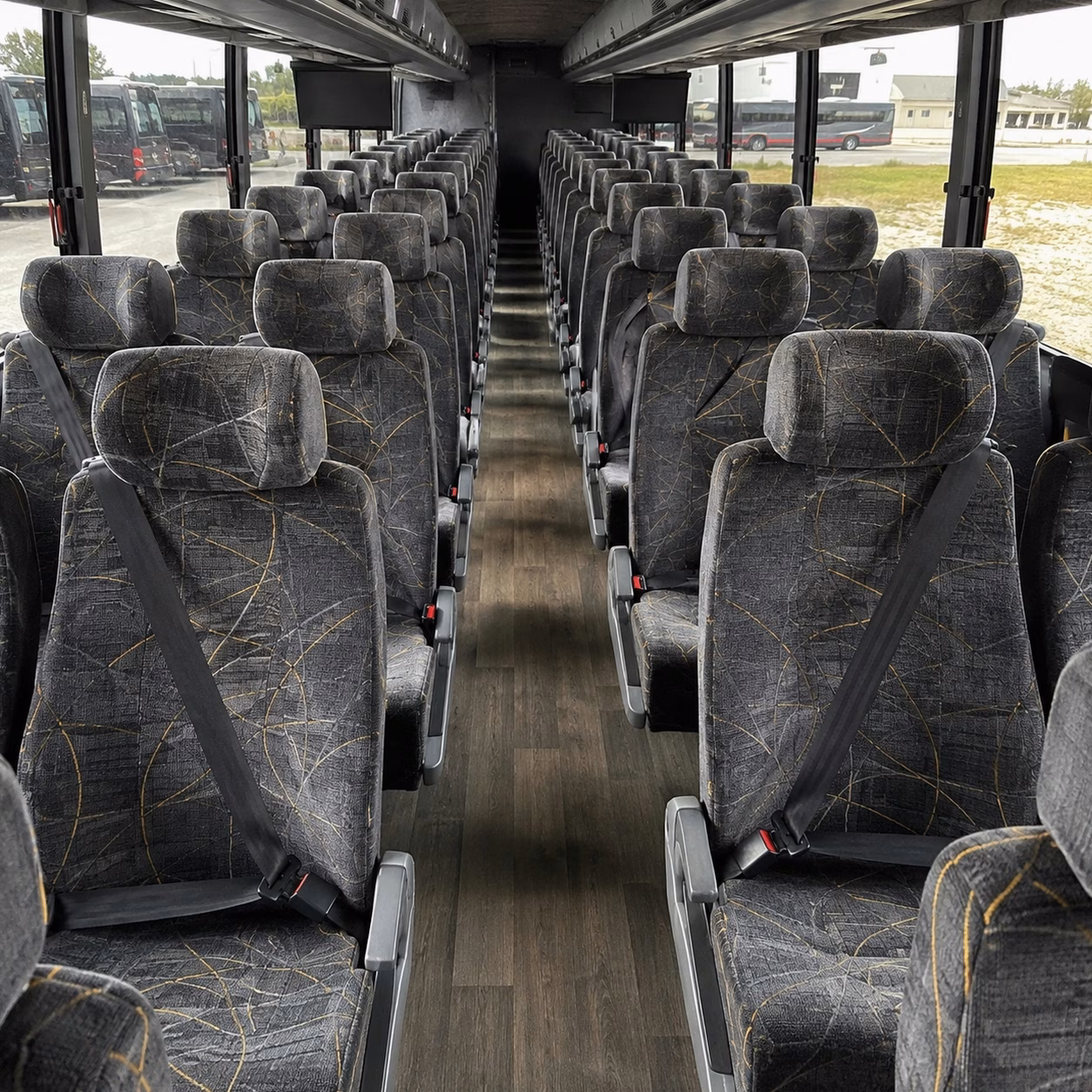 perris charter bus interior
