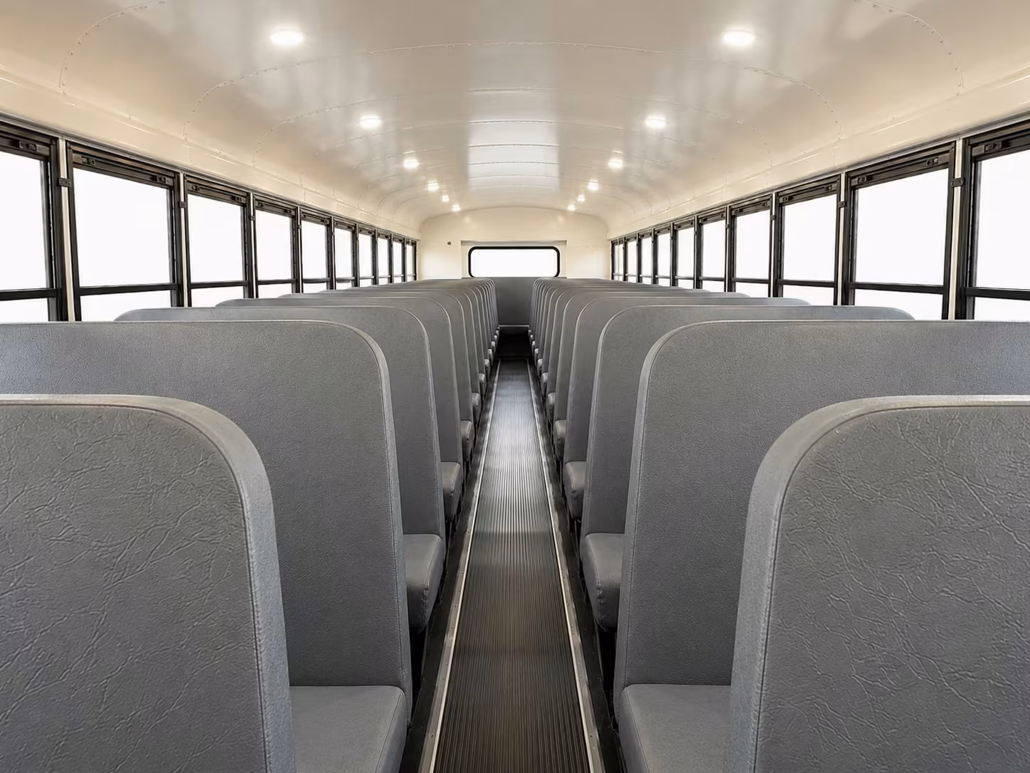 school bus inside